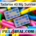 Tadarise 40 Mg Sunrise 20